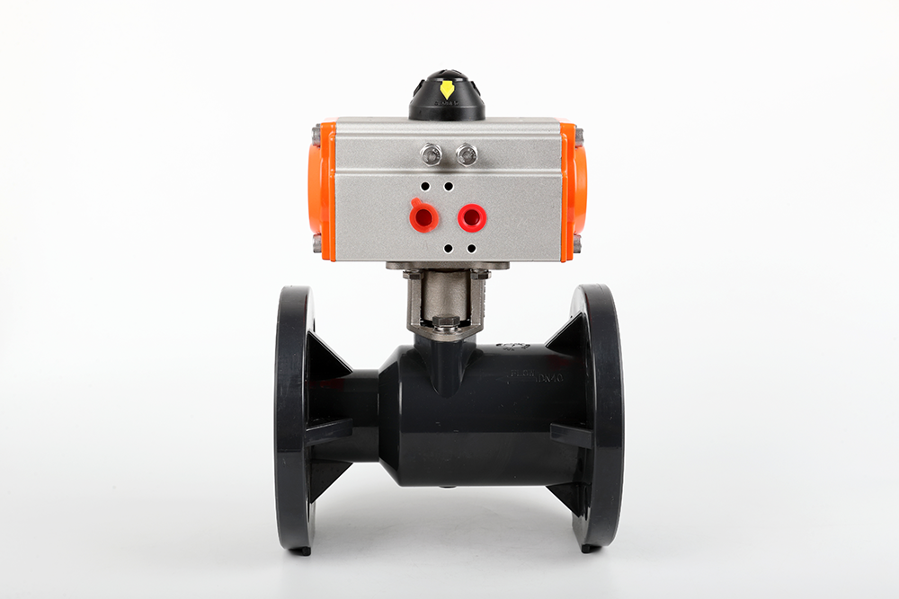 安乡气动法兰一体球阀